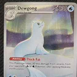 Pokemon Mega Evolution Phantasmal Flames Dewgong 097/094 Illustration Rare IR - Image 2