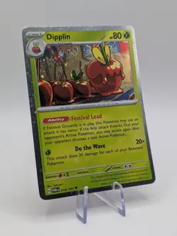 Pokemon TCG - Dipplin 018/167 - Twilight Masquerade - Cosmos Holo NM - Image 1