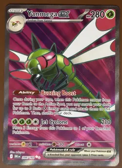 Yanmega ex 206/182 Destined Rivals Pokemon Card TCG NM - Image 1