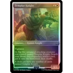 TEMPLAR KNIGHT (FOIL-ETCHED) Universes Beyond: Assassin's Creed Magic MTG CARD - Image 1