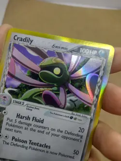 Cradily Delta Species 2/110 EX Holon Phantoms Pokemon Trading Card Holo Ex - NM - Image 3