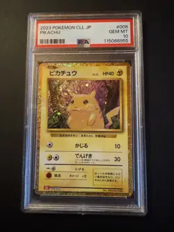 Pikachu PSA 10 CLL 008/032 Classic Collection Card Pokemon Japanese - Image 1