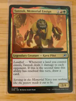 MTG Tannuk, Memorial Ensign 0233 Edge of Eternities M/NM Free UK P&P - Image 1