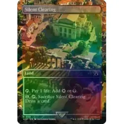 Foil Silent Clearing (borderless) M/NM MTG Universes Beyond: Assassin's Creed - Image 1