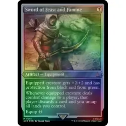 Sword Of Feast And Famine (foil-etched) MTG Universes Beyond: Assassin's Creed - Image 1
