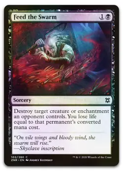 Feed the Swarm #102 (Foil) (NM) Zendikar Rising ZNR Magic MTG - Image 1
