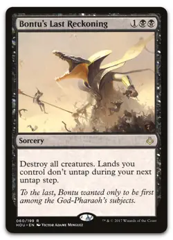Bontu's Last Reckoning #60 (LP) Hour of Devastation HOU Magic MTG - Image 1