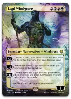 Lord Windgrace (Borderless) #14 (Foil) (NM) Special Guests SPG Magic MTG - Image 1