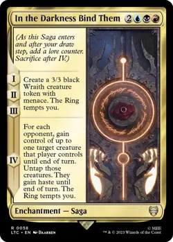 MTG The Lord of the Rings Commander - In the Darkness Bind Them - Image 1