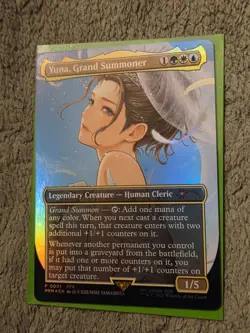MTG Yuna, Grand Summoner Borderless Gateway Promo NM! Free Shipping! - Image 2