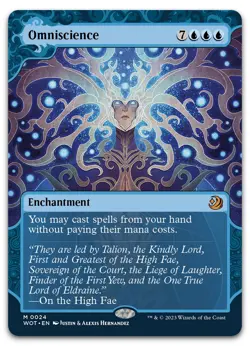 Omniscience #24 (NM) Wilds of Eldraine WOT Magic MTG - Image 1