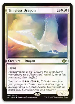 Timeless Dragon #35 (Foil) (NM) Modern Horizons 2 MH2 Magic MTG - Image 1