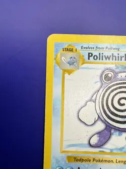 💫Pokemon Base Set 1st Edition Shadowless Poliwhirl 38/102 WOTC MP - Image 3