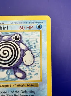 💫Pokemon Base Set 1st Edition Shadowless Poliwhirl 38/102 WOTC MP - Image 4
