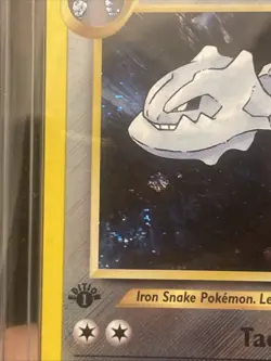 Pokemon TCG Steelix 1st Edition Holo Neo Genesis 15/111 ACE 5 with swirl - Image 3