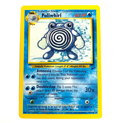Poliwhirl 57/130 Uncommon Base Set 2 Vintage Pokemon TCG WOTC NM - Image 1