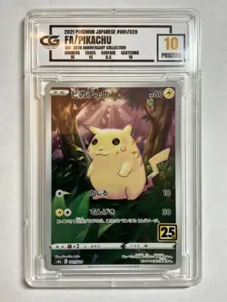 Pikachu 001/028 S8a: 25th Anniversary Collection Holo (Japanese) for sale online - Image 1