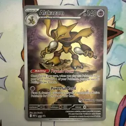 Pokemon TCG Alakazam 009 Mega Evolution Pokemon Center Exclusive promo - Image 1