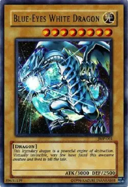 LP Blue-Eyes White Dragon - JMP-001 - Ultra Rare Yugioh - Image 1