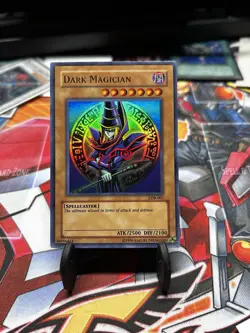 Dark Magician LOB-005 The Legend of Blue Eyes White Dragon Unlimited Gem Mint - Image 1