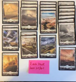 MTG Lands - Plains Full Art. 22 cards - Image 1