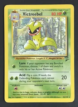 Victreebel 32/130 - Base Set 2 - Non Holo Pokemon Card = MP - Image 1