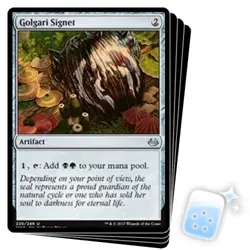 GOLGARI SIGNET X4 Modern Masters 2017 Magic MTG MINT CARD - Image 1