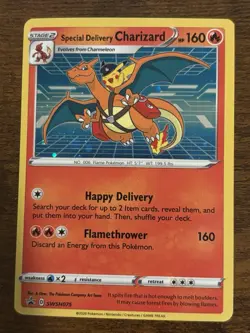 Special Delivery Charizard SWSH075 SWSH: Sword & Shield Promo Cards Holo - Image 1