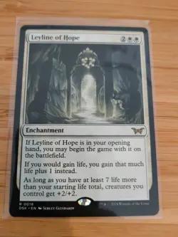 MTG Leyline of Hope 0018 Duskmourn M/NM Free UK P&P - Image 1