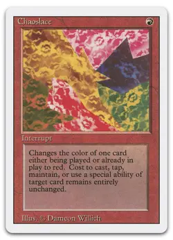 Chaoslace (LP) Revised Edition 3ED Magic MTG - Image 1