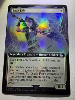Zack Fair Extended Art #435 MTG x Final Fantasy Magic Magic the Gathering - Image 1