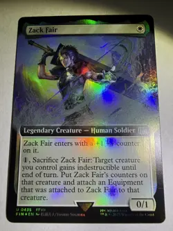 Zack Fair Extended Art #435 MTG x Final Fantasy Magic Magic the Gathering - Image 2