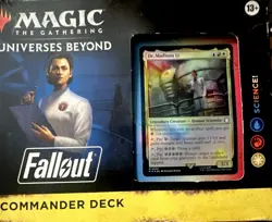 Magic The Gathering: Universes Beyond Science! Fallout Commander Deck NEW/SEALED - Image 1