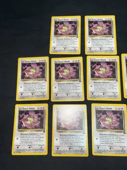 Pokemon Vintage Team Rocket’s Meowth Lot Of 10 - Mostly NM! - See Photos! - Image 2