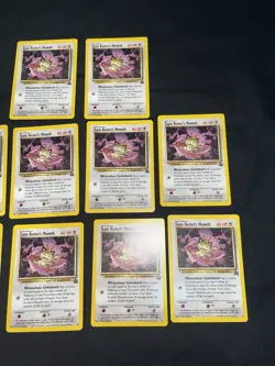 Pokemon Vintage Team Rocket’s Meowth Lot Of 10 - Mostly NM! - See Photos! - Image 3