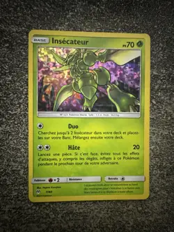 INSECATEUR HOLO - POKEMON 7/40 PROMO MAC DONALD MCDO 2019 FR - Image 1