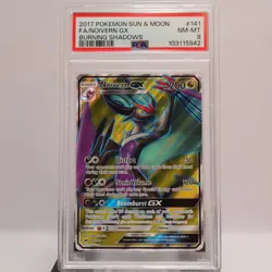 Pokemon TCG - Noivern GX 141/147 Burning Shadows Full Art - PSA 8 NM/MT - Image 2