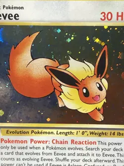 Pokemon TCG Eevee 11/53 Wotc Black Star Promo Vintage 2000 Holo - Image 2