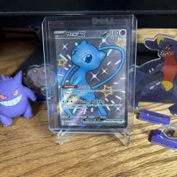Pokemon TCG Mew EX 216/091 Paldean Fates Full Art Shiny Ultra Rare - Image 1