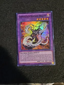 Yugioh Chimeratech Rampage Dragon BOSH-EN093 Super Rare 1st Ed - Image 1