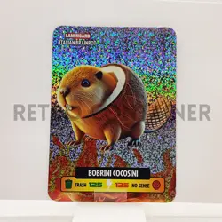 LAMINCARD ITALIAN BRAINROT DIRAMIX Cards 2025 - HOLO 135 Bobrini Cocosini - Image 1
