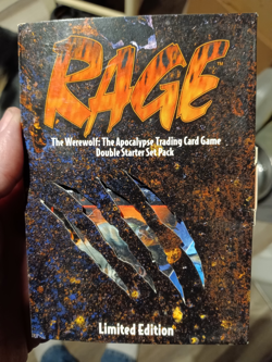 RAGE: The Werewolf Apocalypse Trading Card Game-Double Starter Set NEW 1995 - Image 1