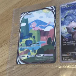 4x Pokemon Tcgp Custom Art PTCGP Fan Gift Cards Bundle Lot - Mew - Image 2