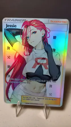 Jessie Full Art Goddess Story Pokemon Waifu Trading Card Holofoil - Image 1