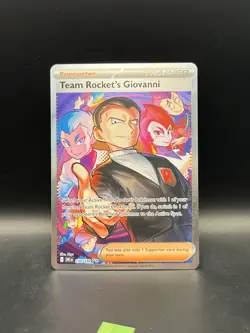 Pokemon TCG Team Rocket's Giovanni Destined Rivals Card 238/182 - Image 1