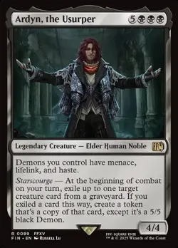 MTG Magic FIN Final Fantasy - 1x EN NM 0089 R Ardyn, the Usurper - Image 1
