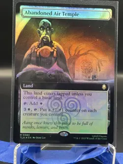 2025 MTG Avatar: The Last Airbender (TLA) Abandoned Air Temple Ext Art Foil R386 - Image 1