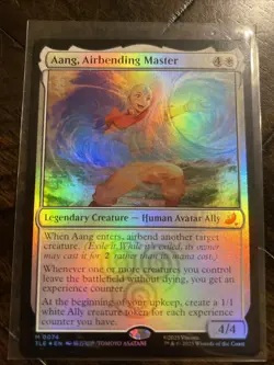 Aang, Airbending Master - FOIL - Avatar #74 Mythic, NM - Image 1