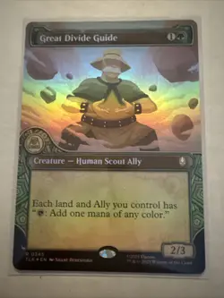 MTG, Great Divide Guide FOIL 345 NM (Showcase) Avatar: The Last Airbender Foil - Image 1
