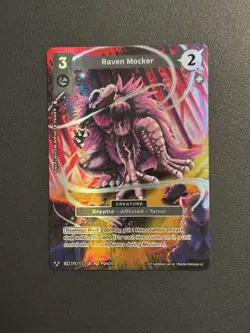 Raven Mocker 179/173 MetaZoo Secret Shadows Alt Art MZ3 2025 Full Art - Image 1